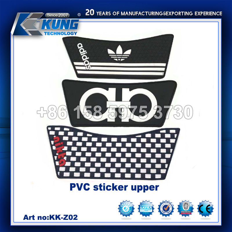 Boy slipper upper PVC material sticker upper