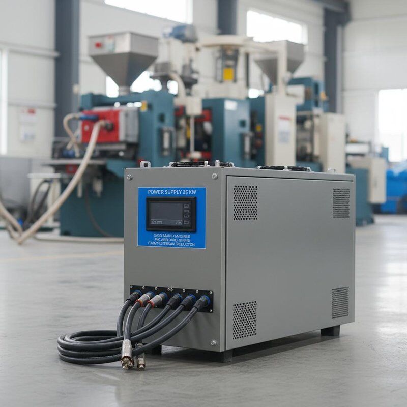 Power Supply 35 KW Shoe Making Machines Featuring PVC Airblowing Machine Developed for Foam Material Footwear Production