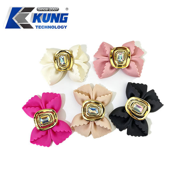Colorful 3D Plastic Shoe Flowers & Bow Decorations | Fashion Shoe Charms for Sandals, Slippers & Kids' Shoes