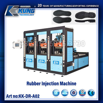Machine d'injection de chaussures en caoutchouc