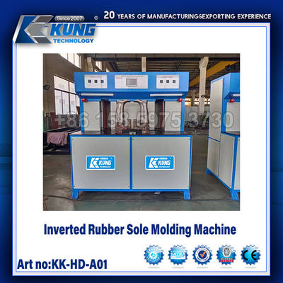 Machine de moulage de semelle de caoutchouc inverse Machine de fabrication de semelle de caoutchouc