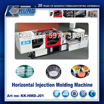 Machine de moulage par injection de semelle en plastique horizontale pour une production rapide