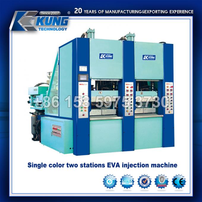 Stations simples EVA Injection Machine de la couleur 2