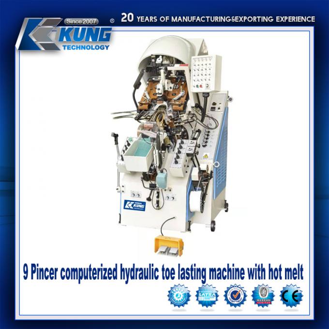 Griffe hydraulique de Toe Lasting Automatic Gluing Machine 9