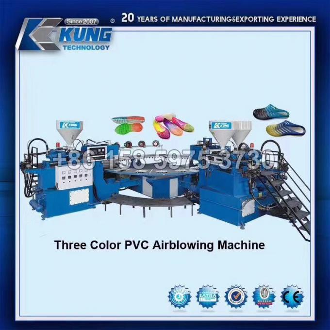 Machine de PVC Airblowing de trois couleurs