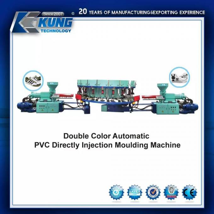 De double couleur de PVC machine automatique de moulage par injection directement