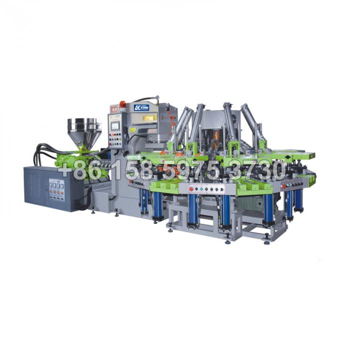 Machine en plastique rotatoire de moulage par injection de chaussure