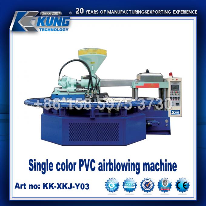Pantoufle simple de machine de PVC Airblowing de couleur faisant la machine