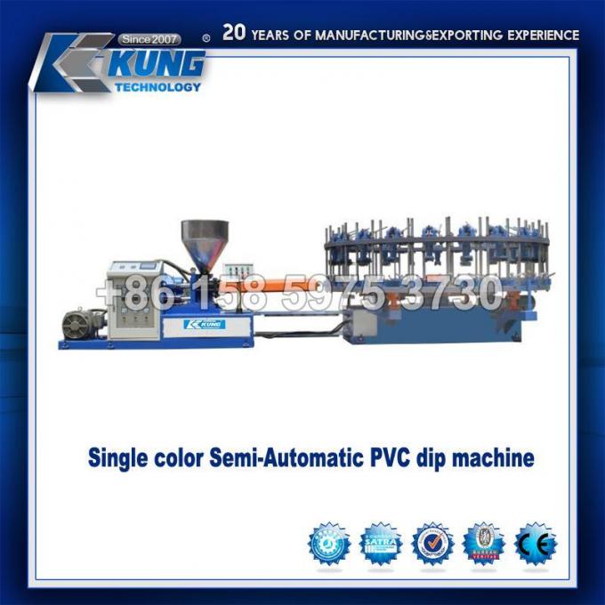 Le PVC simple de couleur de stations de l'arme semi-automatique 20 PLONGENT la machine d'injection