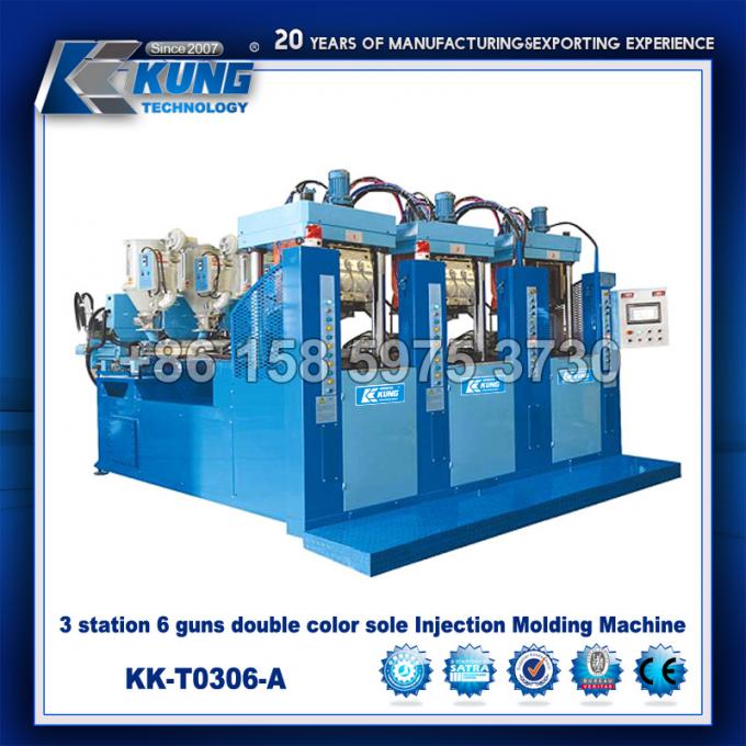 Machine unique de moulage par injection de double couleur de 4 armes à feu de la référence 2