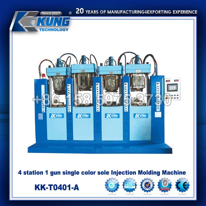 Machine unique de moulage par injection de double couleur de 4 armes à feu de la référence 2