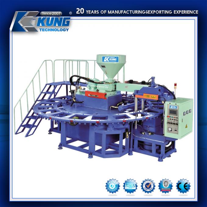 24 machines simples de moulage par injection de PVC de couleur de stations