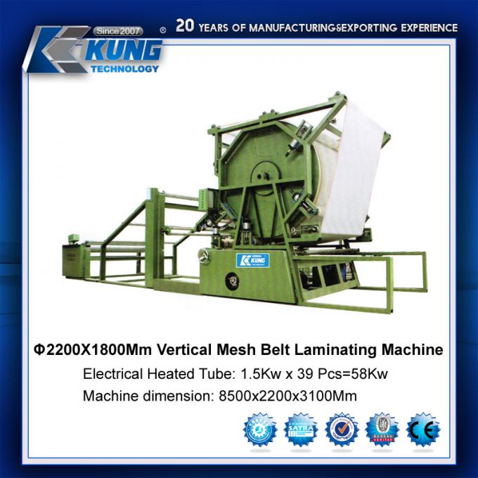Mesh Belt Lamination Machine de vente supérieur pour le composé matériel