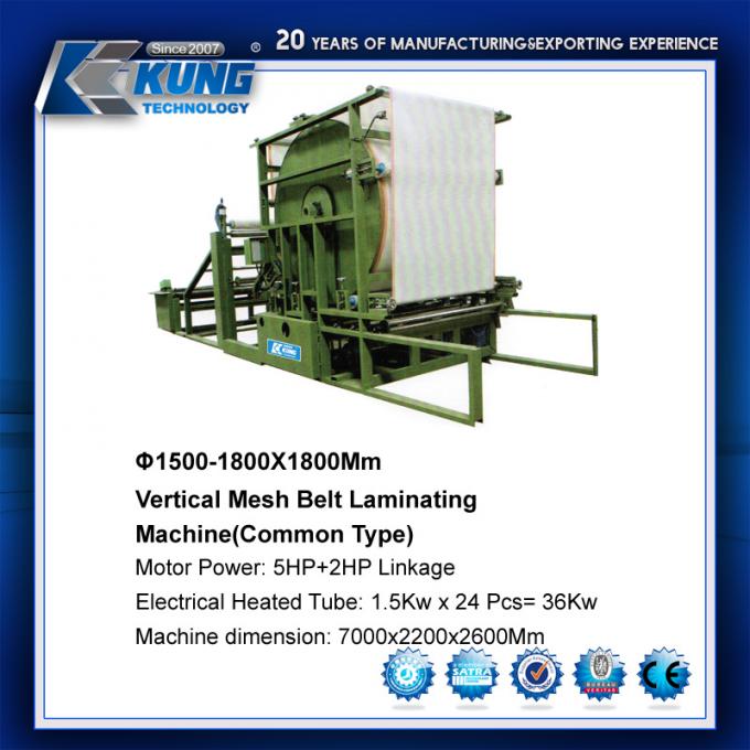 Mesh Belt Lamination Machine de vente supérieur pour le composé matériel