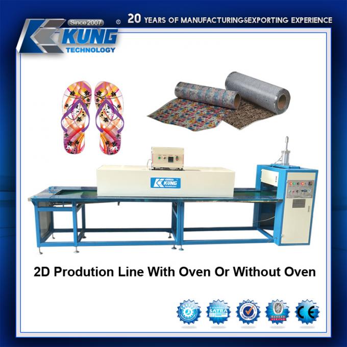 2D ligne 1.5m/1.85m/4.5m de production à la machine d'impression de transfert de film