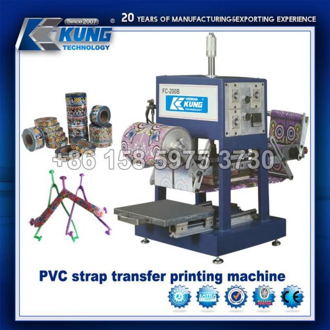 Machine d'impression de transfert de courroie de PVC