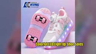 Semelles de chaussures lumineuses à LED pour baskets tendance et chaussures pour enfants