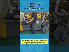 Machine de pelletisation de recyclage de plastique de 40 à 60 kg/h pour PE, HDPE, LDPE, LLDPE, PVC et ABS
