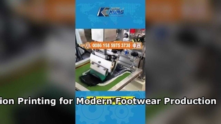 Machine de sérigraphie de précision | Impression de haute qualité pour les chaussures et les matériaux pour chaussures